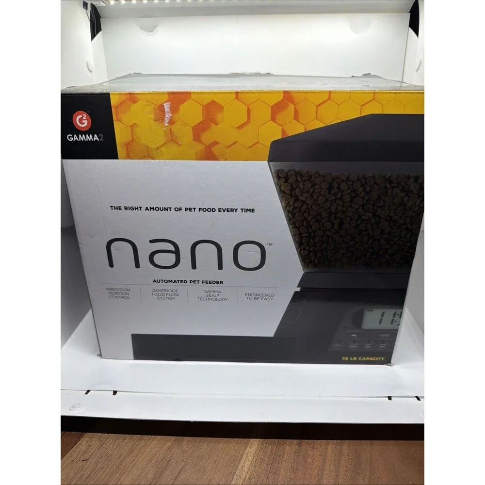 Gamma2: Nano - Automated Pet Food Feeder - Right Amount of Pet Food Every Time